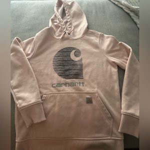 Pink carhartt hoodie
